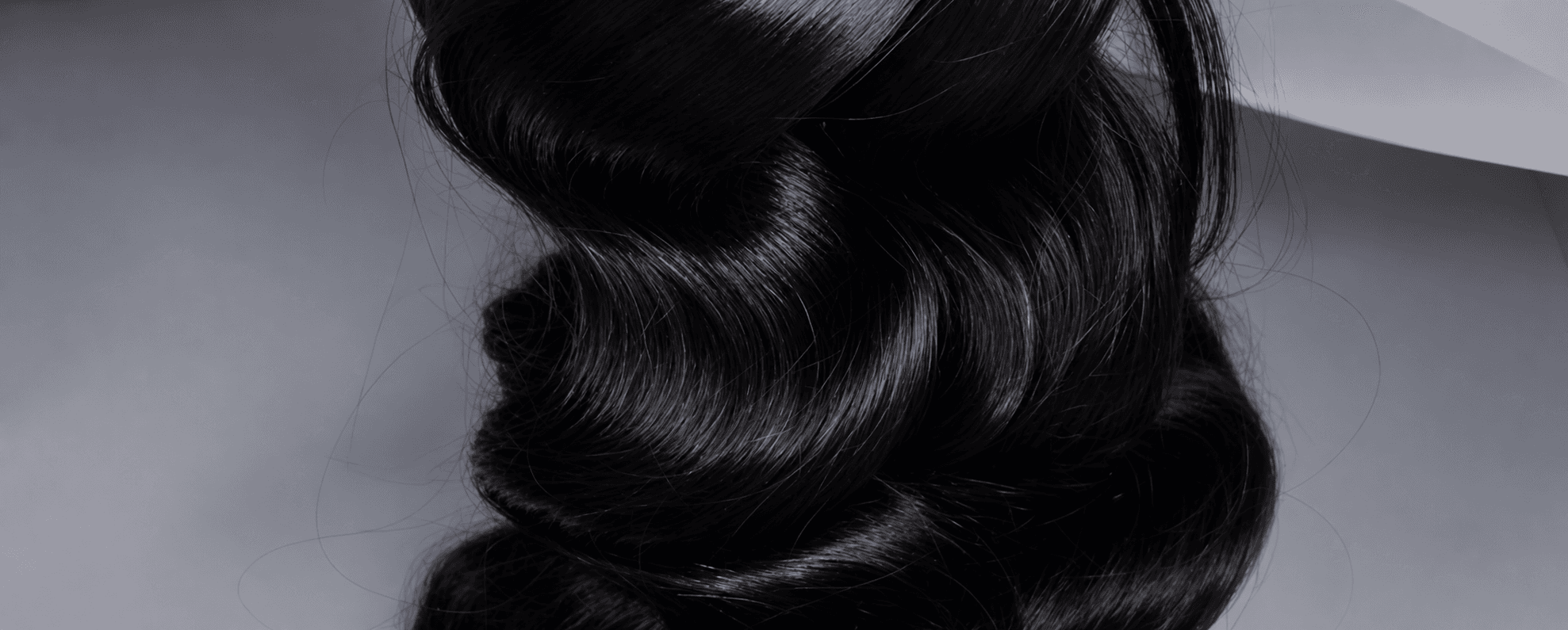 Human hair extensions — glossy wavy texture